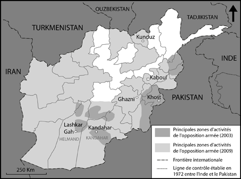 Carte d'Afghanistan