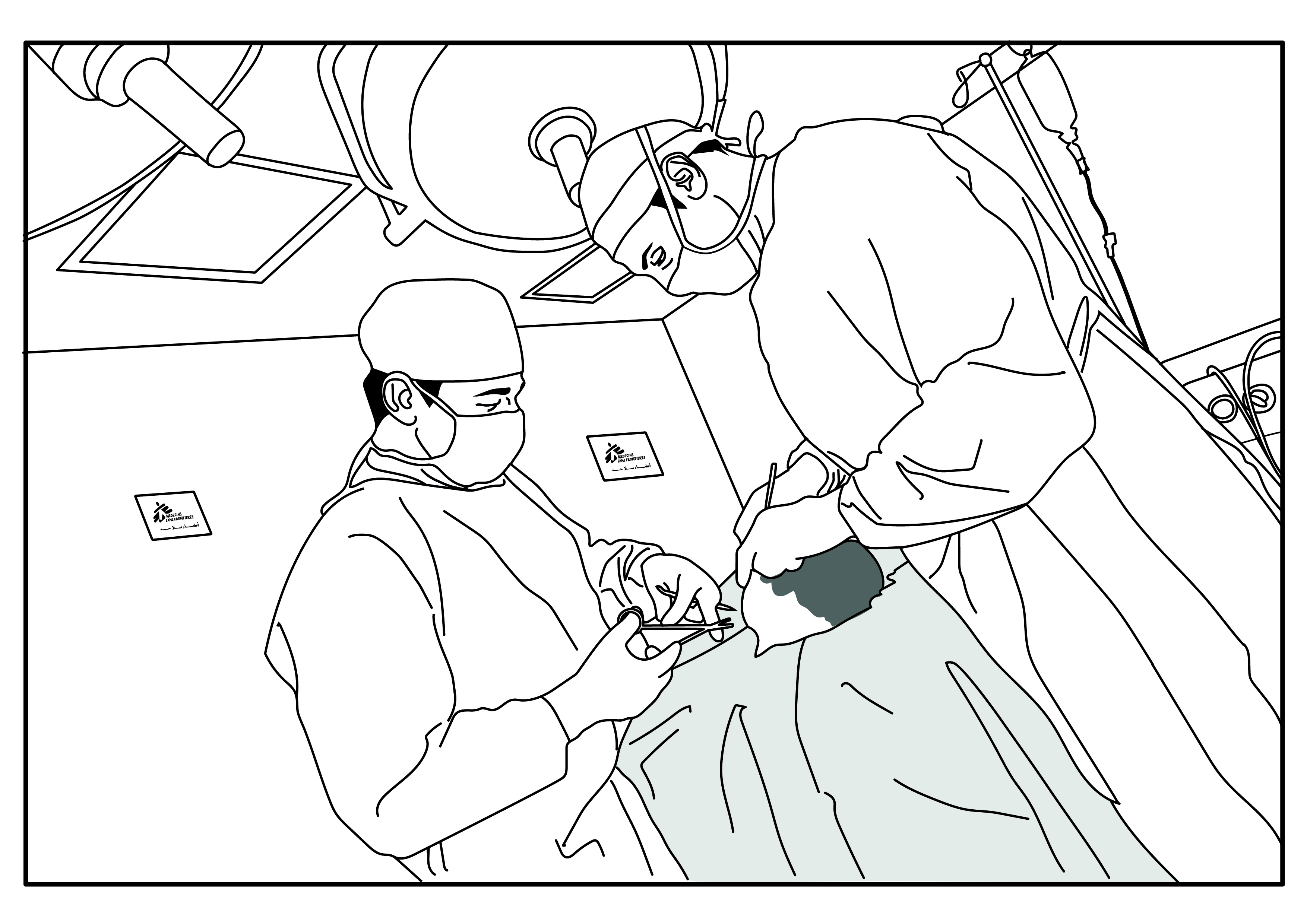 In the operating theatre