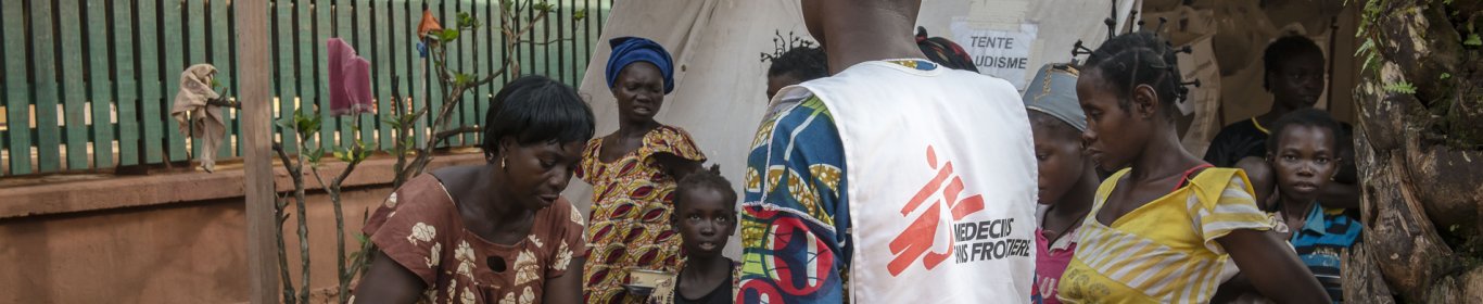 Food distribution at Berberati Regional University Hospital in CAR