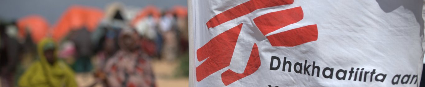 MSF flag in Somalia