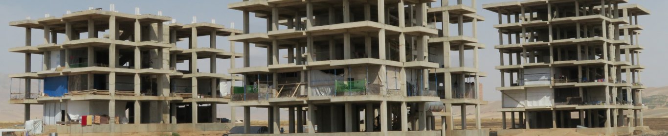 Des immeubles en construction en Irak