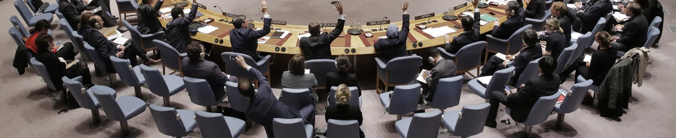 Réunion du conseil de sécurité aux Nations Unies
