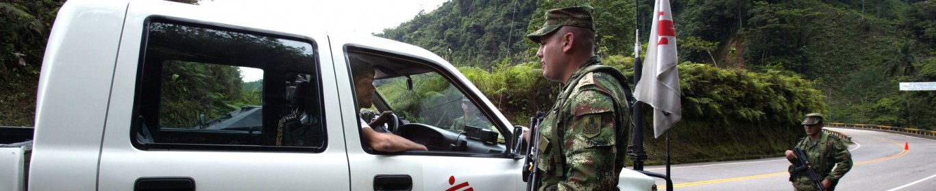 Une équipe de MSF est contrôlée par les militaires en Colombie