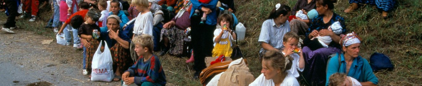 En juillet 1995, une offensive des milices serbes de Bosnie entraîne la chute de l’enclave de Srebrenica. 