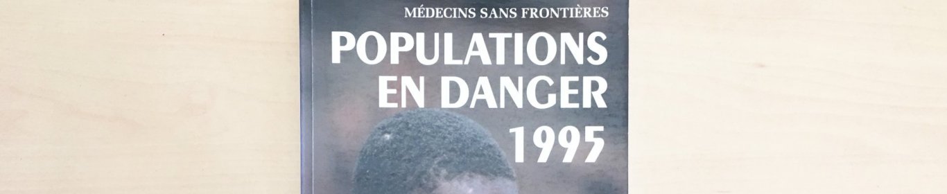 Couverture du livre Populations en danger 1995