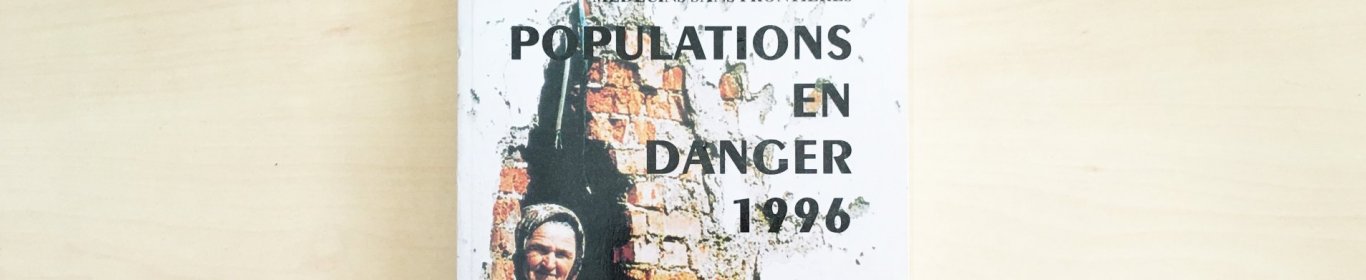 Populations en danger 1996: Action humanitaire et protection des civils Couverture du livre Populations en danger 1996: Action humanitaire et protection des civils