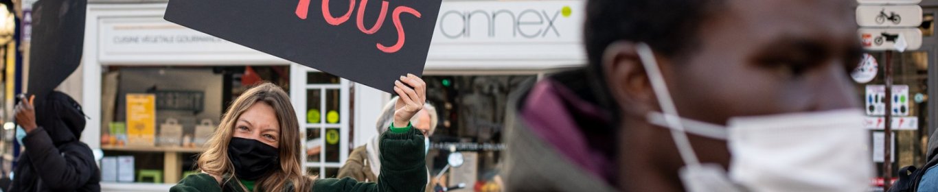 Manifestation à l'occasion de la journée internationale des droits de l'enfant