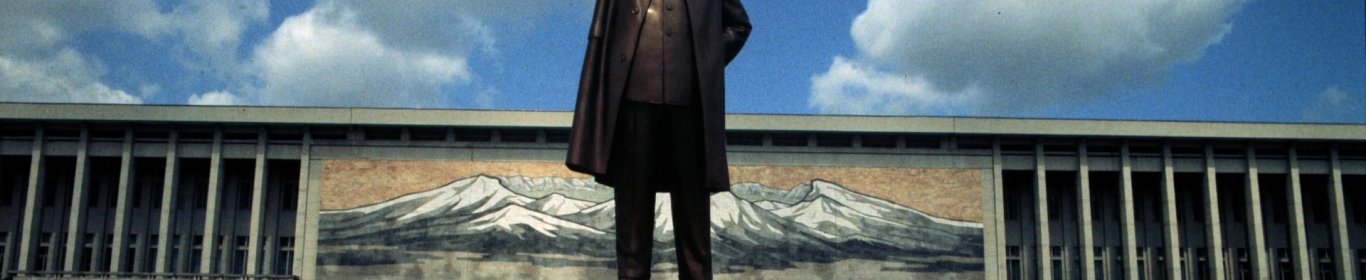 Statue de Kim Il Sung à Pyongyang, Corée du Nord.