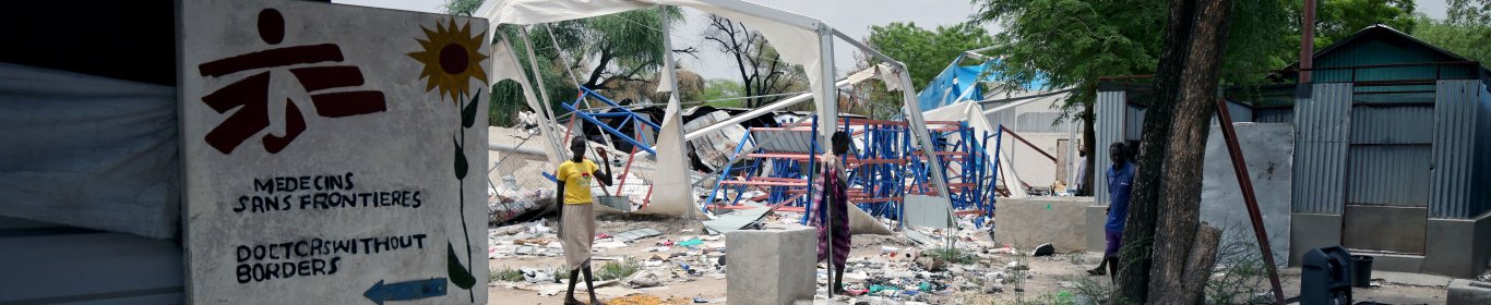 Soudan du Sud - MSF hospital in Lankien
