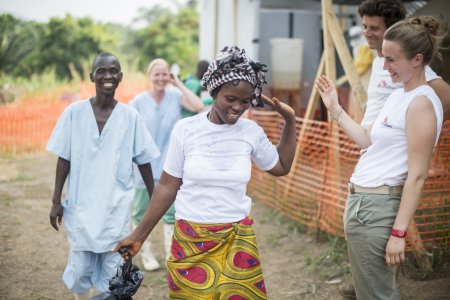 Centre de traitement Ebola en Guinée