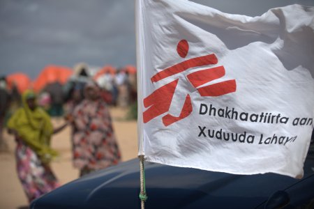 MSF flag in Somalia