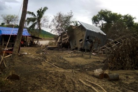 La ville de Sagaing en Birmanie après le cyclone Nargis