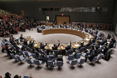 The United Nations Security Council votes