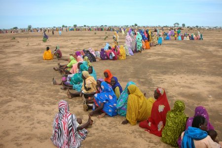 Redistribution alimentaire à Darfour