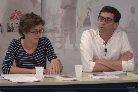 Justine Brabant et Michael Neuman en conférence