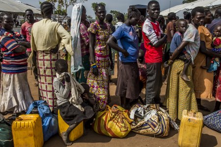 Des réfugiés sud-soudanais sont accueillis en Ouganda