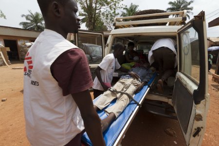 Mamadou M’Baiki health centre in Bangui, CAR 