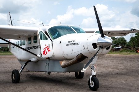 An MSF plane landed in Old Fangak