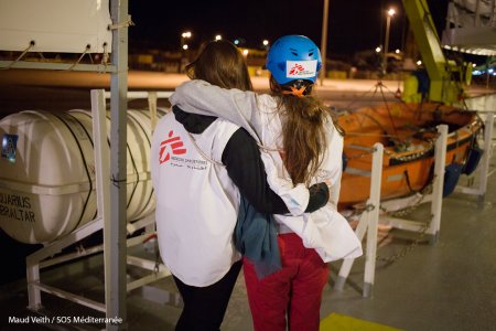 hugging
