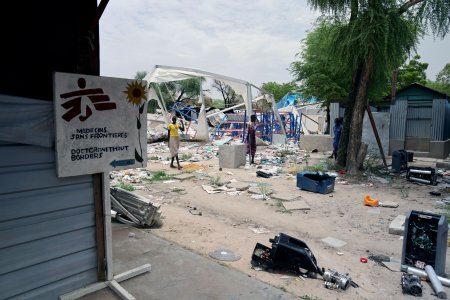 Soudan du Sud - MSF hospital in Lankien