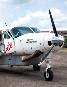 An MSF plane landed in Old Fangak